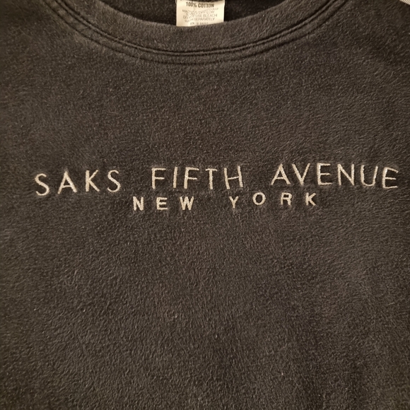 COPY - Saks Fifth Avenue Oversized Graphic Tee - Picture 6 of 12